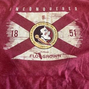 Flo Grown FSU Tshirt Size Large Garnet and Gold EUC